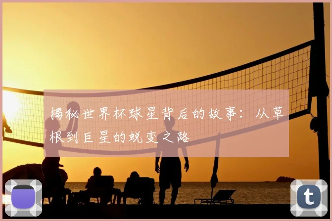 揭秘世界杯球星背后的故事:从草根到巨星的蜕变之路