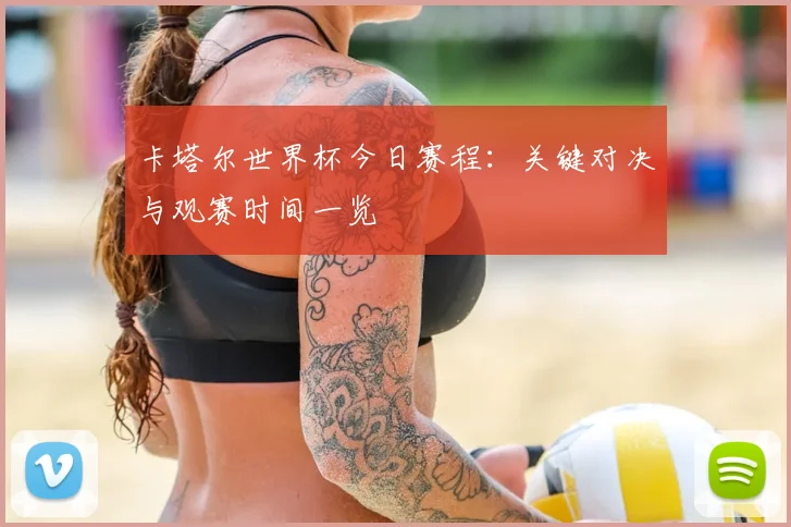 卡塔尔世界杯今日赛程：关键对决与观赛时间一览