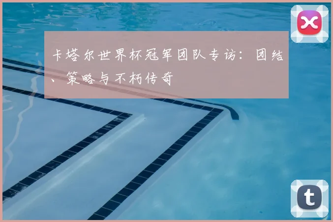 卡塔尔世界杯冠军团队专访：团结、策略与不朽传奇